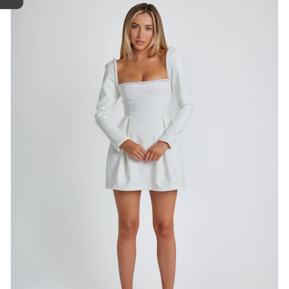 Odd Muse white pearl dress for sale